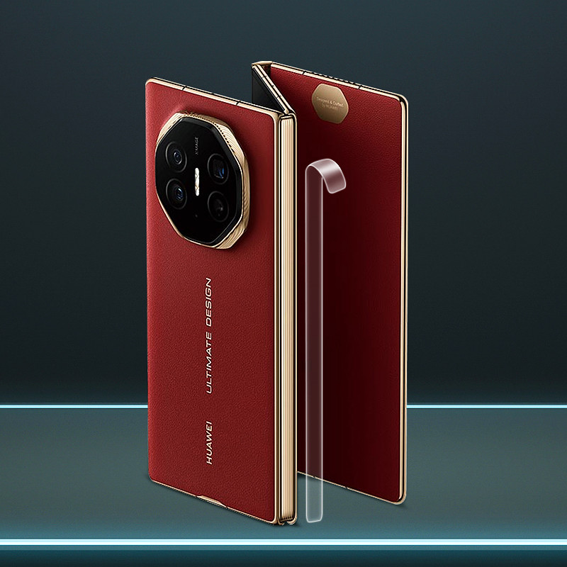 บานพับกลางป้องกันฟิล์มด้านข้างไฮโดรเจลสําหรับ Huawei Mate XT Ultimate / Extraordinary Master Protector Border สติกเกอร์