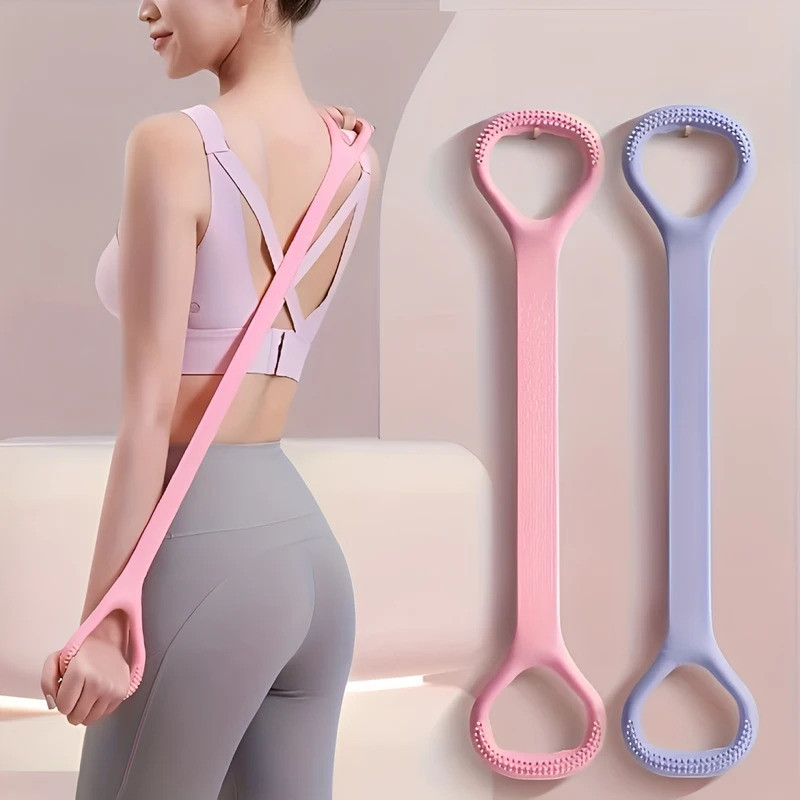 Stretch Strap Yoga 8 figure Tensioner Yoga Tool Open Back Practice Shoulder Yoga Stretching Belt Ela