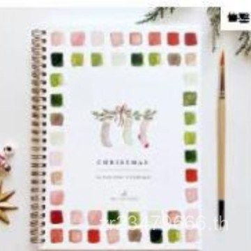 Series Color Paint สีน้ํา24 Color Oil Painting Book สีน้ํา Palette Painting Book