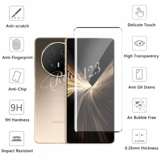 สําหรับ Honor กระจกนิรภัยใส 9H 3 ชิ้น สําหรับ Magic V6/V5/MagicV3 5G 2025