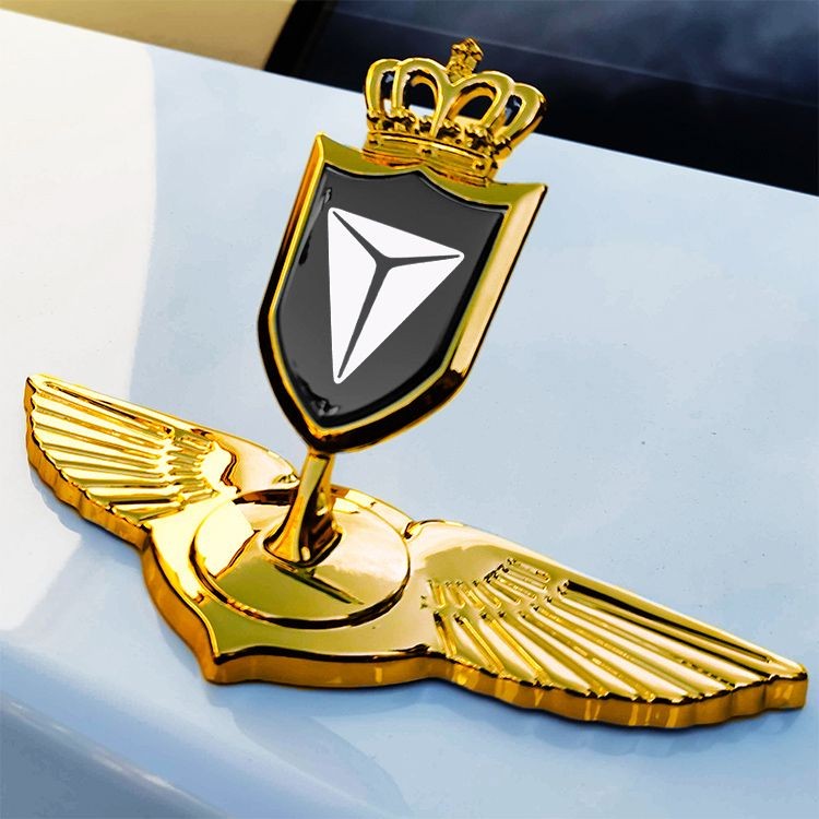 DEEPAL SL03/S05/L07/G318/S7/S07/S09 สติกเกอร์ดัดแปลงโลโก้รถยนต์ตลกภายในสีดําภายนอกตกแต่งสติกเกอร์กัน