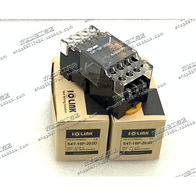 S4T-16P-202D 24VDC นําเข้าโมดูลรีเลย์โซลิดสเตตสามหยวนเกาหลีพร้อมสต็อกของแท้ใหม่เอี่ยม
