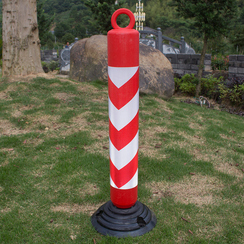 75 ซม.ฐานยางพลาสติกคอลัมน์เตือนป้ายถนนคอลัมน์ Tumbler คอลัมน์ถนนแยกคอลัมน์การจราจร Anti-Co