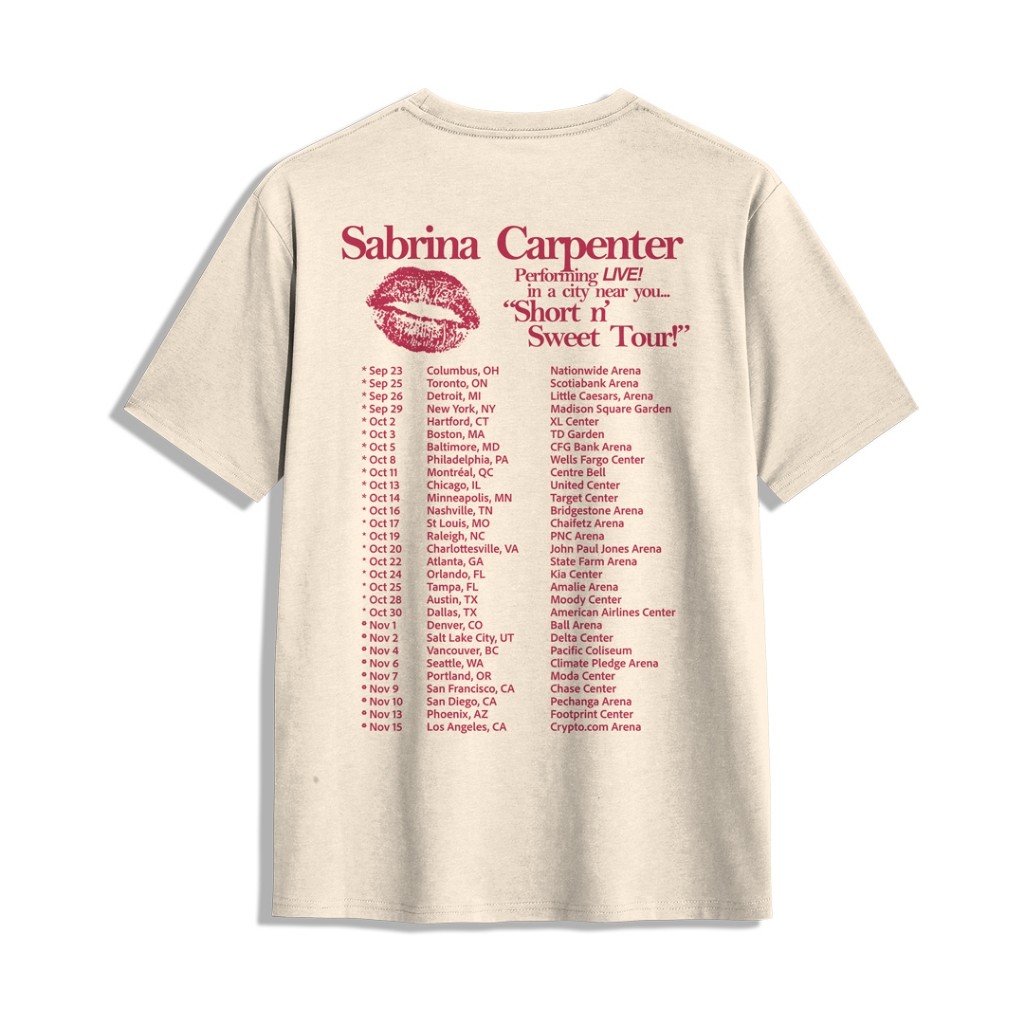 เสื้อยืด Sabrina Carpenter Short n Sweet - รูปที่ 2