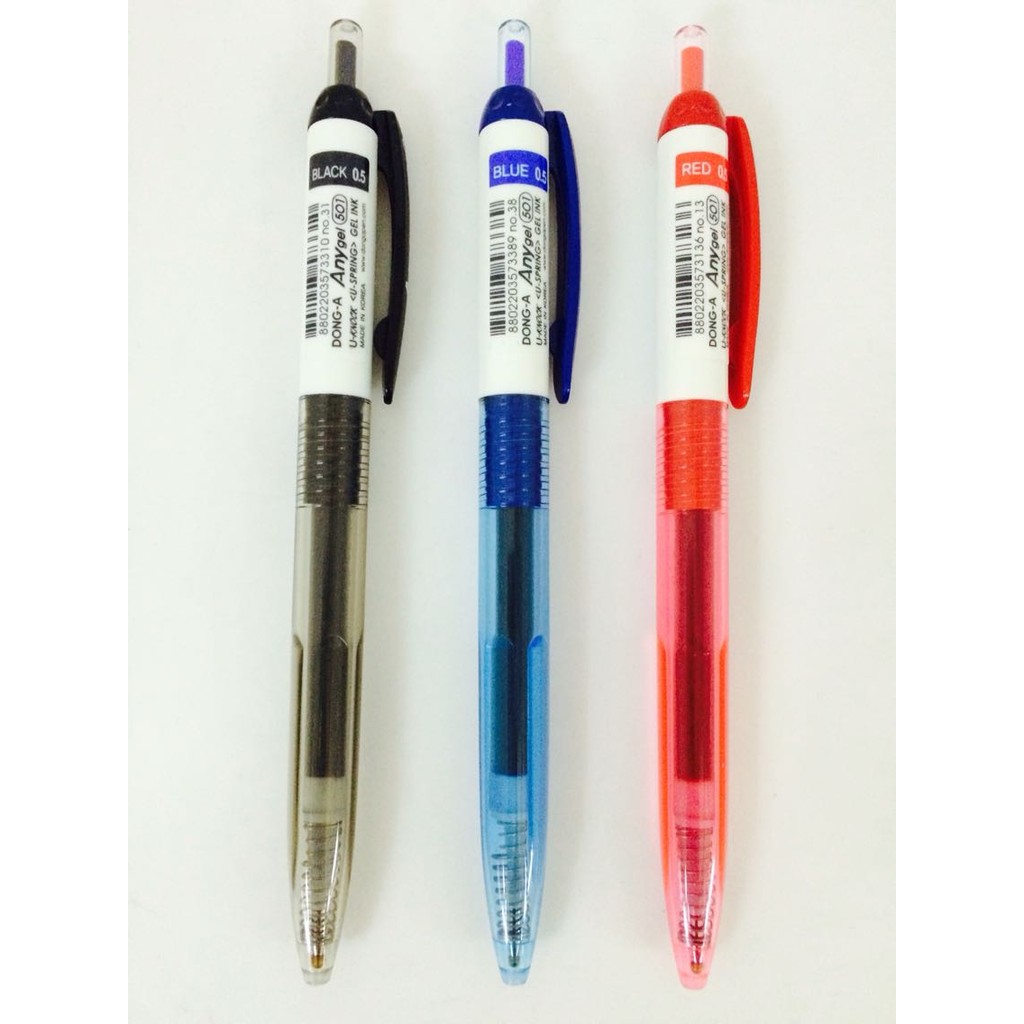 Korea DONG-A East Asia Anygel 501 Press Gel Pen 0.5mm