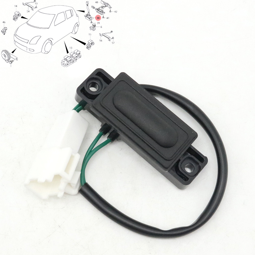 คู่มือด้านหลัง Boot ฝาปิด Tailgate เปิด Release ปุ่มควบคุมสําหรับ Suzuki SX4 JYA JYB Swift Kei ZC11S
