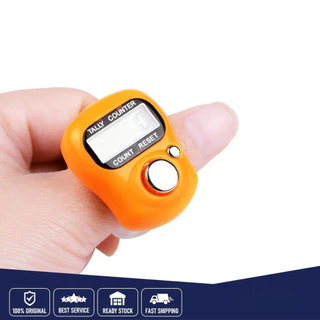 เครื่องนับจำนวนดิจิตอล แบบสวมนิ้วมือ (สุ่มสี) หน้าจอLCD สำหรับนับจำนวน นับก้าว