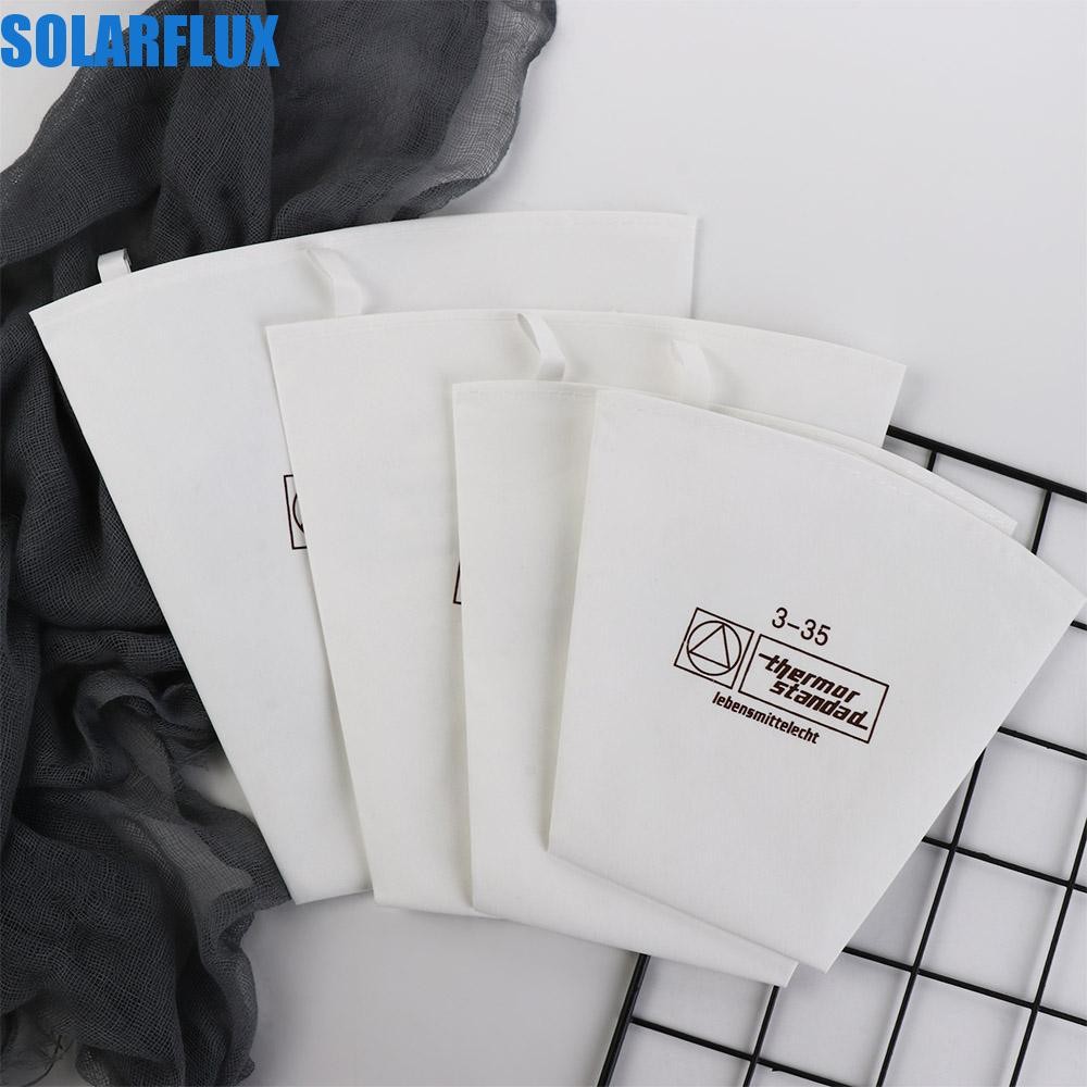 SOLARFLUX Pastry Bag คุกกี้นํากลับมาใช้ใหม่หนาช็อกโกแลตปาร์ตี้ผ้าฝ้ายถุงท่อ