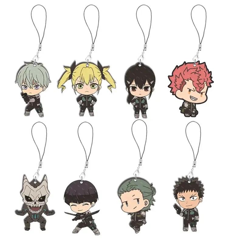 อะนิเมะ Kaiju No. 8 Phone Charm พวงกุญแจอะคริลิค Kaiju No. 8กุญแจโซ่โทรศัพท์มือถือขนาดเล็กรินอุปกรณ์