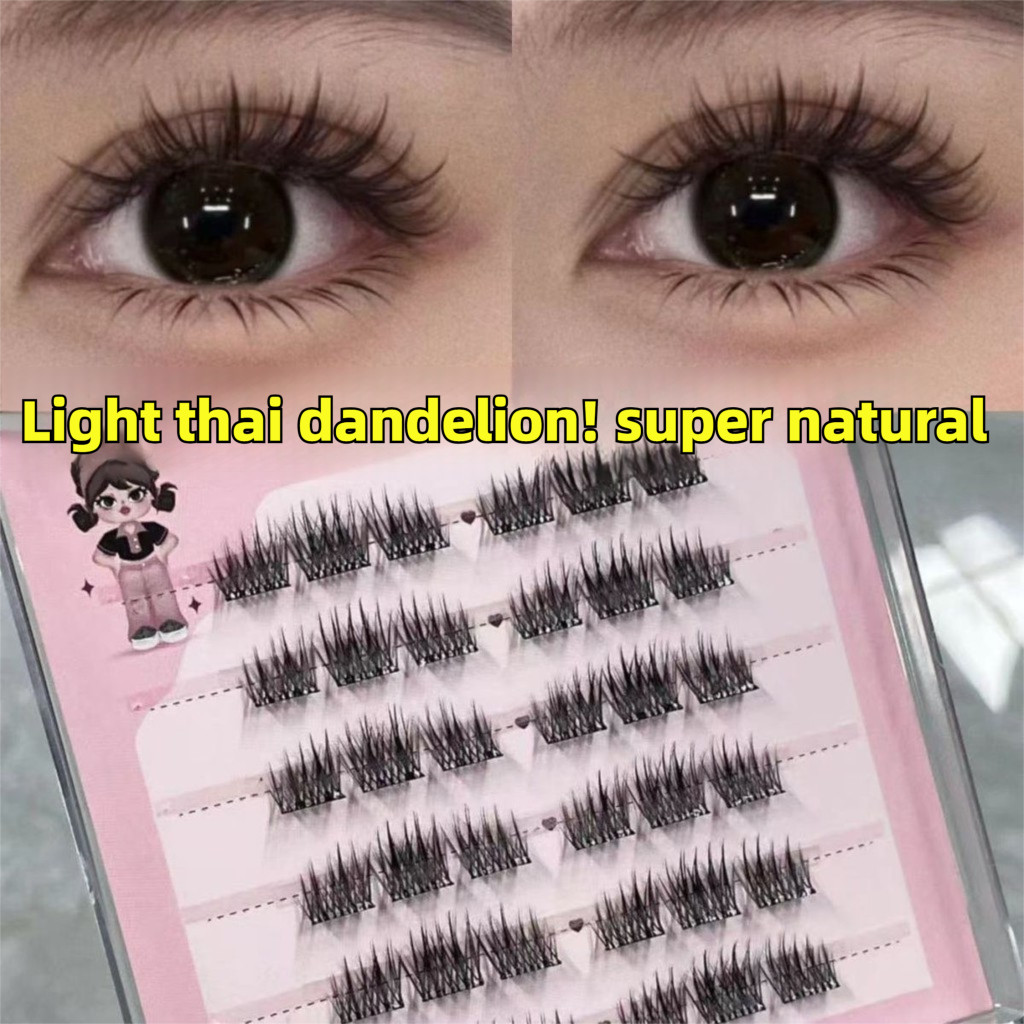 Lazy Girl 10pcs Set False Eyelashes No Glue Rabbit Doll Natural Makeup