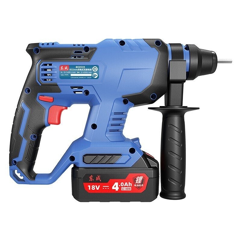 ค้อนไฟฟ้าแบตเตอรี่ลิเธียมค้อนไฟฟ้าไร้สายBrushless Dongchengสว่านกระแทกชาร์จDCZC22Bน้ําหนักเบา 5NGK