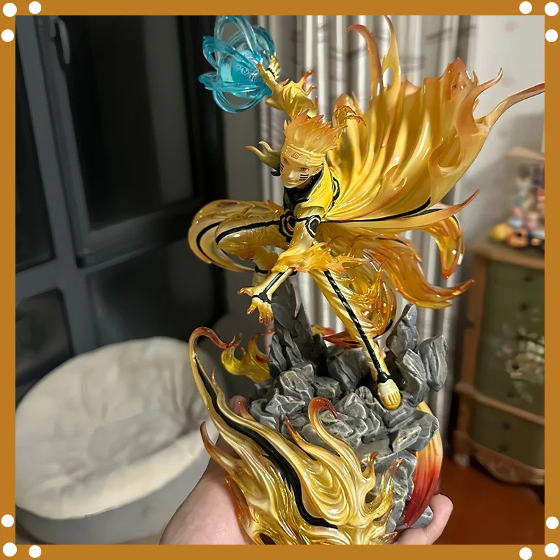 นารูโตะรูป Kurama Ninetales Naruto Pvc อะนิเมะ Action Figures Collection Gk Kurama Chakura รูปปั้นตก