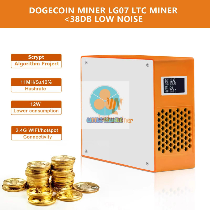 ใหม่ DogeCoin Miner Lucky Miner LG07 Hashrate 11MH/S 12W Lucky Miner LG07 11MH/S 12W wifi 2.4g Litec