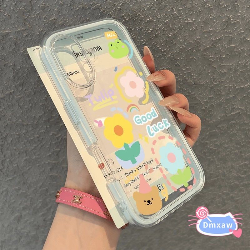 ดอกไม้น่ารักกบหมีเคสโทรศัพท์สําหรับVivo Y31D Y51S Y39 Y38 Y37 Pro Y36 Y33E Y30 Y29 Y28S Y28E Y27S Y2