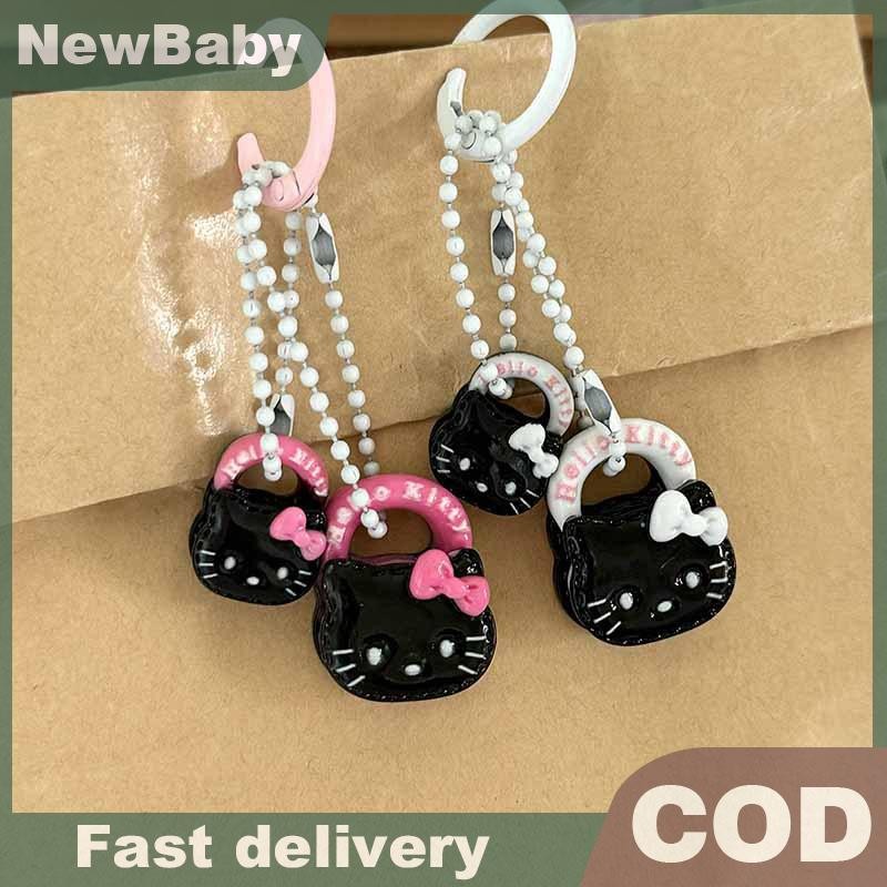 พวงกุญแจ Hello Kitty แบบการ์ตูน พร้อมของใช้อเนกประสงค์สำหรับสาวๆ และของขวัญ