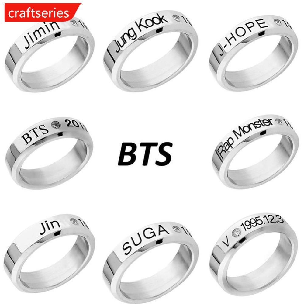 แหวนสแตนเลสออกแบบพิเศษจากวง BTS