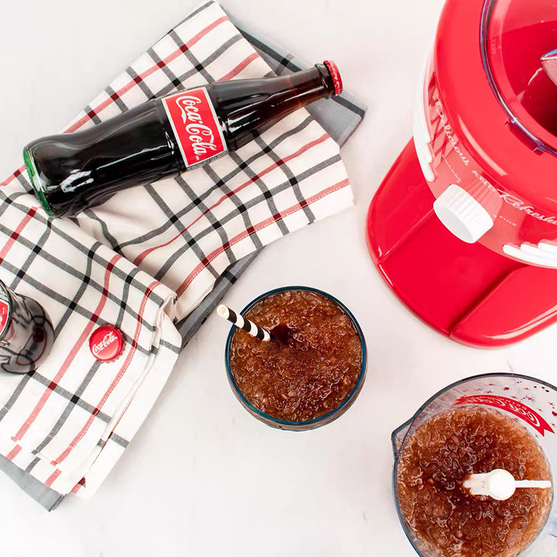American Coca Cola Retro Coca Cola Smoothie Maker Slush Crushed Ice Shaved Smoothie Maker ในครัวเรือ