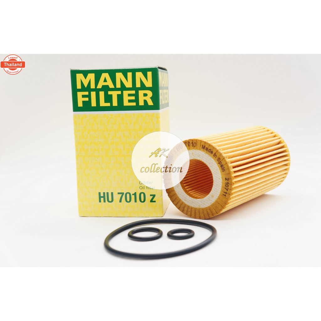 benz กรองน้ำมันเครื่อง ไส้กรองน้ำมันเครื่อง MANN FILTER HU7010Zเครื่อง OM651 รุ่น W204 W212 W207 W21