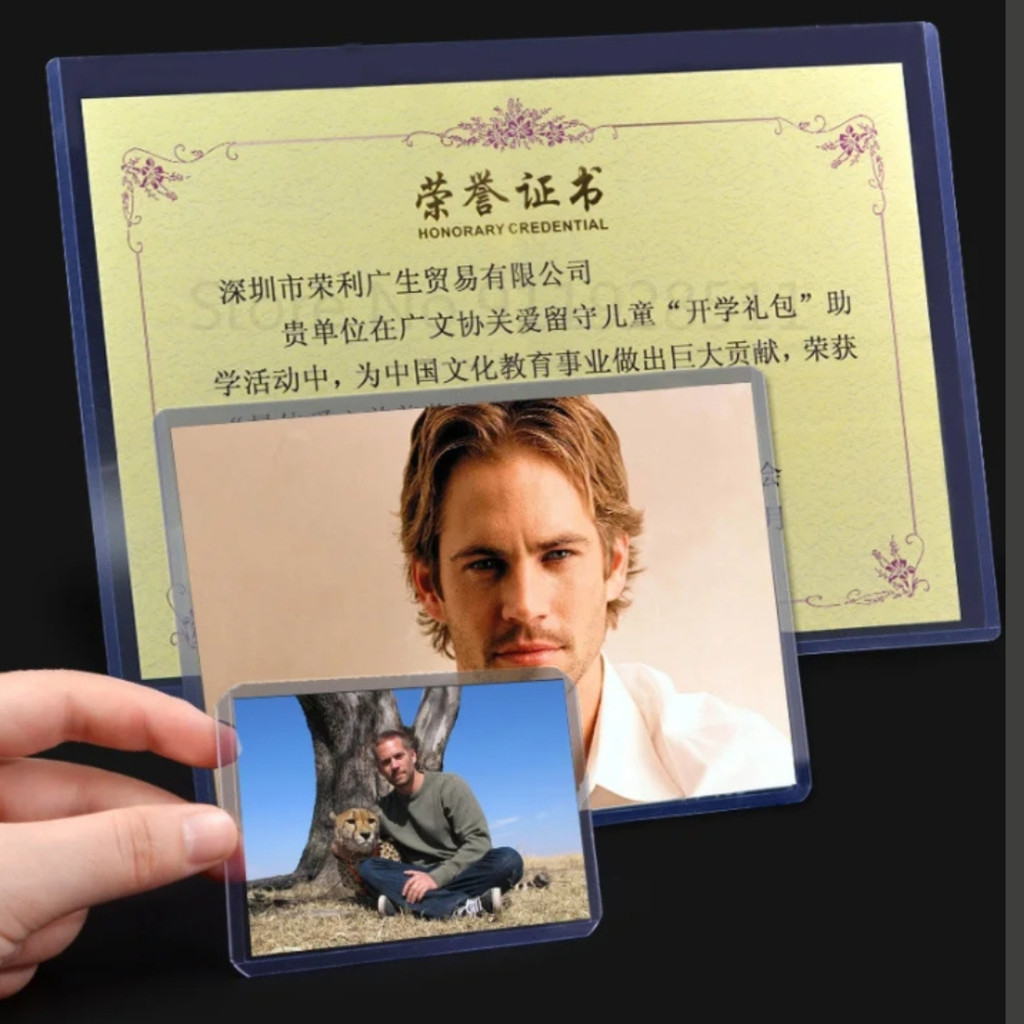 BAZZR ซองพลาสติกแข็ง PVC พลาสติกแข็งใส่เอกสาร Card case แฟ้มใส่การ์ด เคสการ์ด เฟรมการ์ด A3/ A4/ A5/A6 - รูปที่ 4