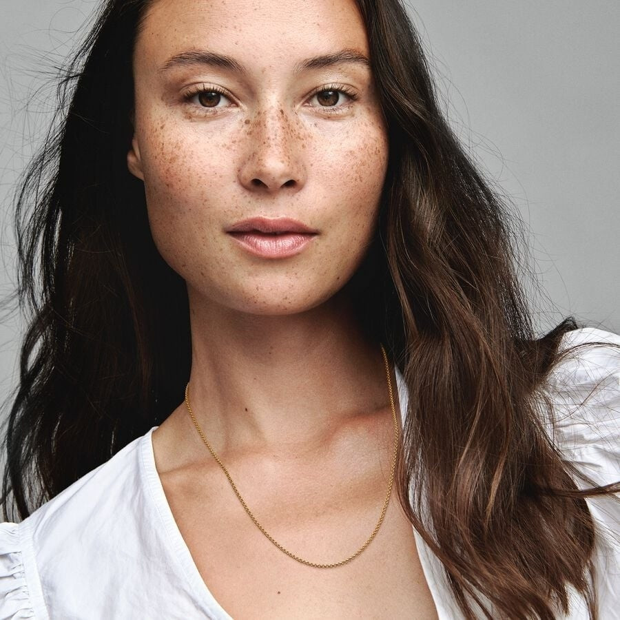 สร้อยคอมетัลจรูปแบบโรโล สไตล์แฟชั่นสำหรับผู้หญิง เครื่องประดับเงินแท้ S925 - รูปที่ 6