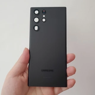 ฝาครอบแบตเตอรี่ด้านหลัง พร้อมเลนส์กล้อง และโลโก้ แบบเปลี่ยน สําหรับ SAMSUNG Galaxy S22 Ultra 5G 6.8 นิ้ว bee