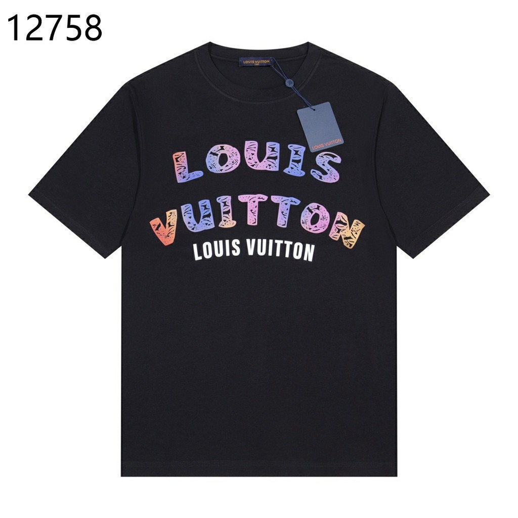 L1V เสื้อลำลองแขนสั้นสำหรับทั้งผู้ชายและผู้หญิง IHWE