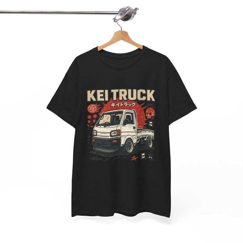 ขายร้อน Kei Truck T-Shirt: Retro Japanese JDM Car Graphic Tee