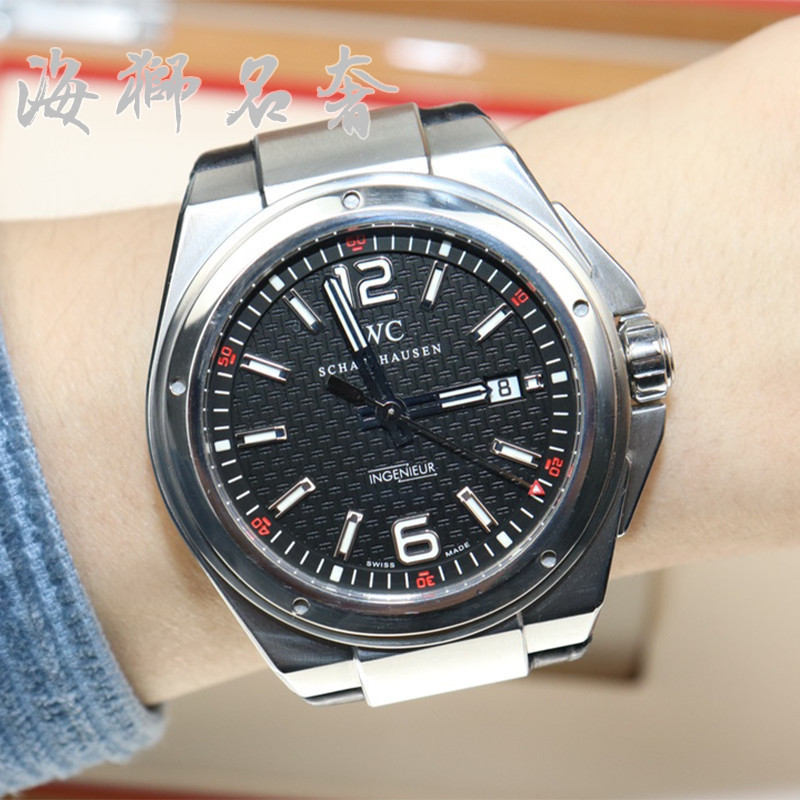 IWC IWC IWC Engineer ปฏิทินสแตนเลสนาฬิกากลไกอัตโนมัตินาฬิกาผู้ชาย IW323601
