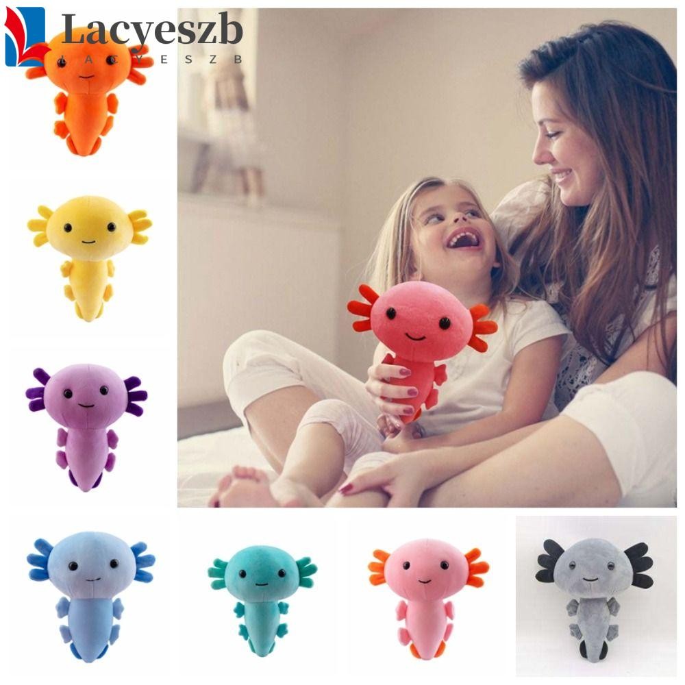 LACYESZB 20 ซม.Axolotl ของเล่นตุ๊กตา, Plushie Axolotl Salamander Axolotl ตุ๊กตาสัตว์ Plushie ตุ๊กตา,