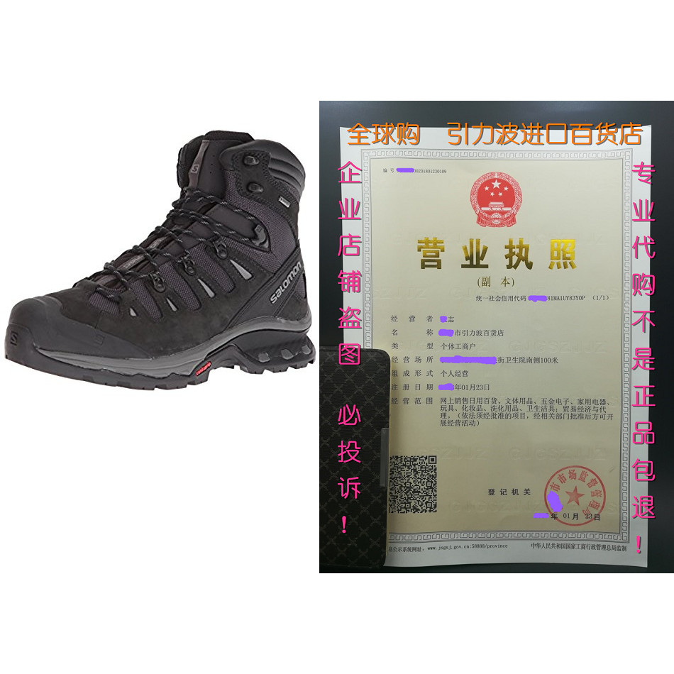 SalOmOn Mens Quest 4d 3 GTX Backpacking BOOts