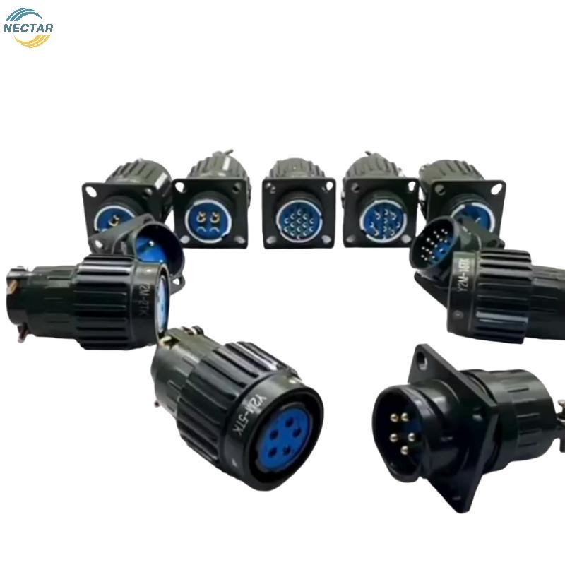 TAR 1 ชิ้นชายหญิงสาย Joint Connector 2/3/4/5/7/10/14/16 Pin YP21 21 มม.ปลั๊กการบินซ็อกเก็ต Y2M Conne
