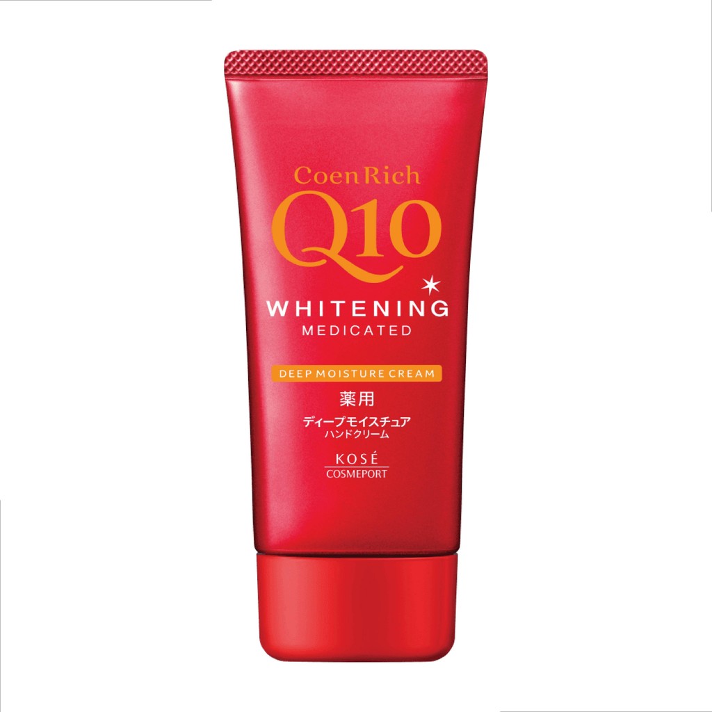 COENRICH Q10 WHITENING DEEP MOISTURE CREAM 80 g  / ครีมทาบำรุงผิวมือ สูตรชุ่มชื้นมาก เนื้อครีมไม่เหนอะหนะ ปราศจากกลิ่น