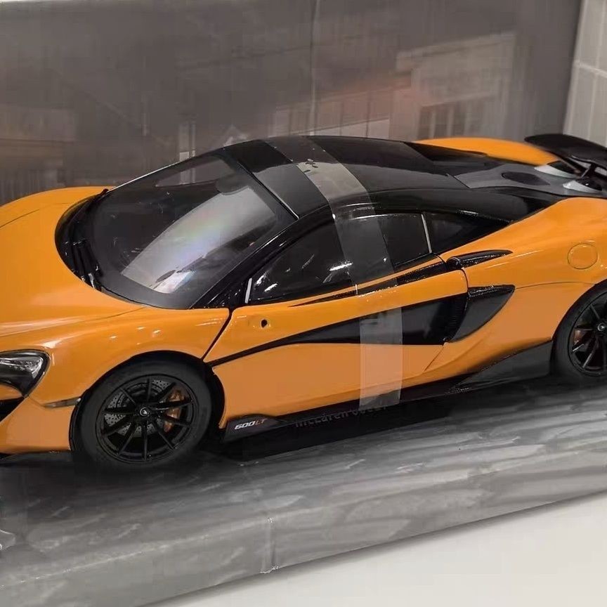 SOLIDO 1/18 MCLAREN 600LT F1 2018 MCLAREN โมเดลรถเครื่องประดับโลหะผสม