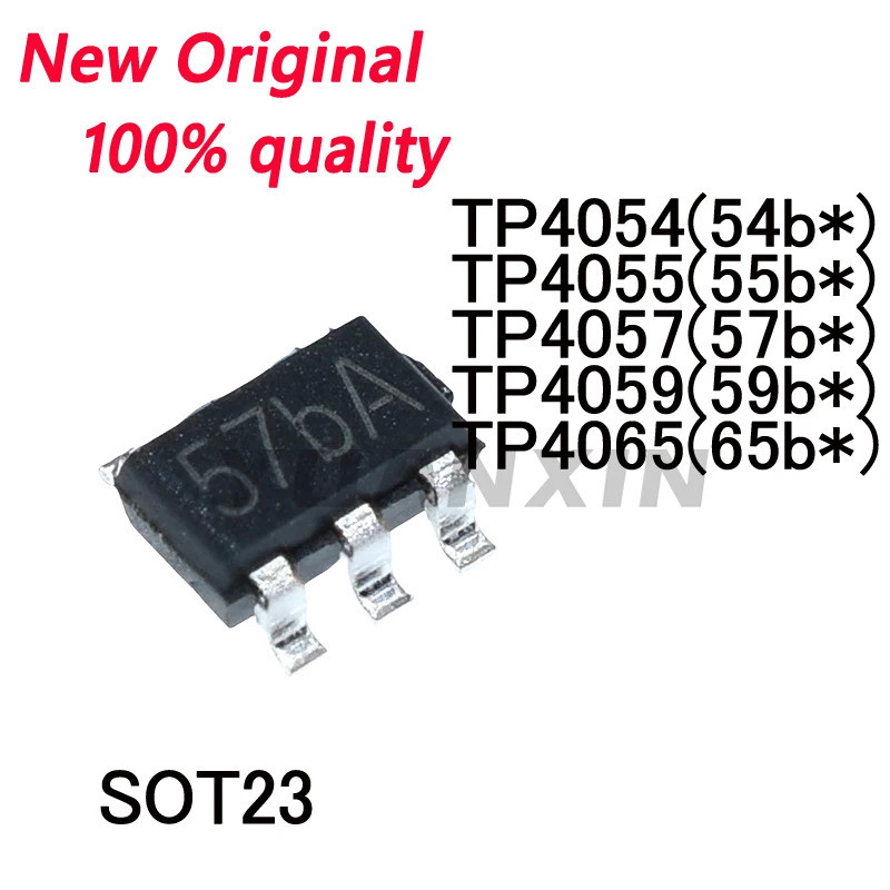 5PCS TP4054 TP4055 TP4057 TP4059 TP4065 SOT23 sop ชิป ic