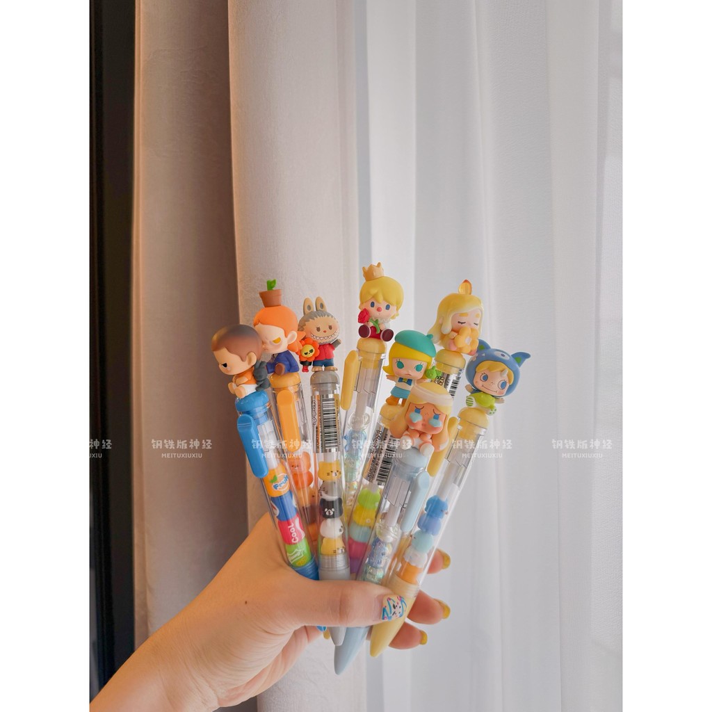 น่ารักน่ารักคู่มือปากกาHand-Going Outing Sweet Bean Molly Tea Card Kuboมูลค่าสูงInsสไตล์น่ารักเจลปาก