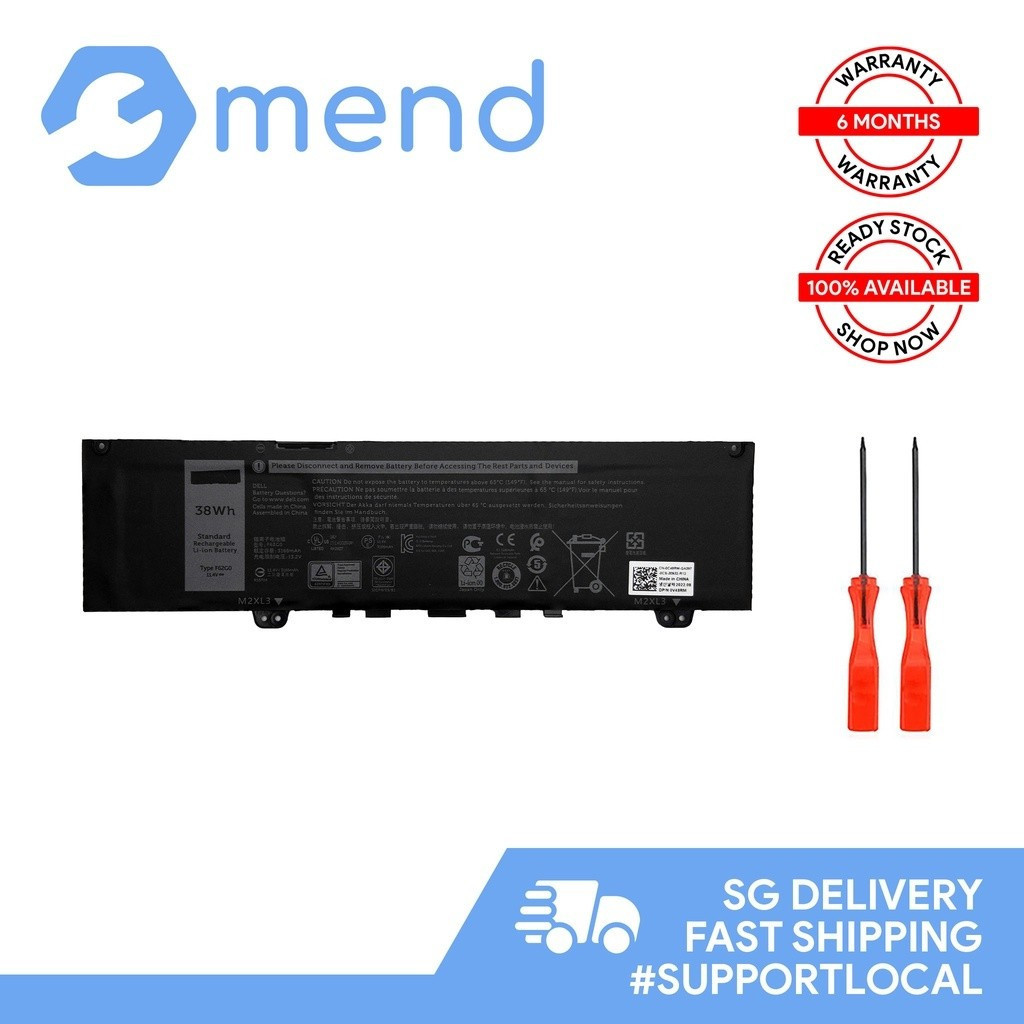 DELL piron 13 7000 7373 7370 7380 7386 Vostro 13 5000 5370 F62G0 F62GO P83G P83G002 P87G P87G001 BAT