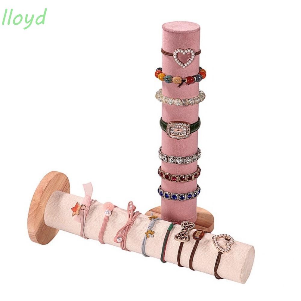 LLOYD กําไล Hand Organizer, Stylish Hairband Display Velvet Display Rack, T-Bar Rack Holder นาฬิกา S