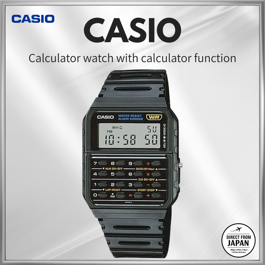 CASIO Wristwatch with Calculator Function, Calculator Watch CA-53W-1Z ราคา ถูกที่สุด ดีลบีเคเค รูปภาพหลัก