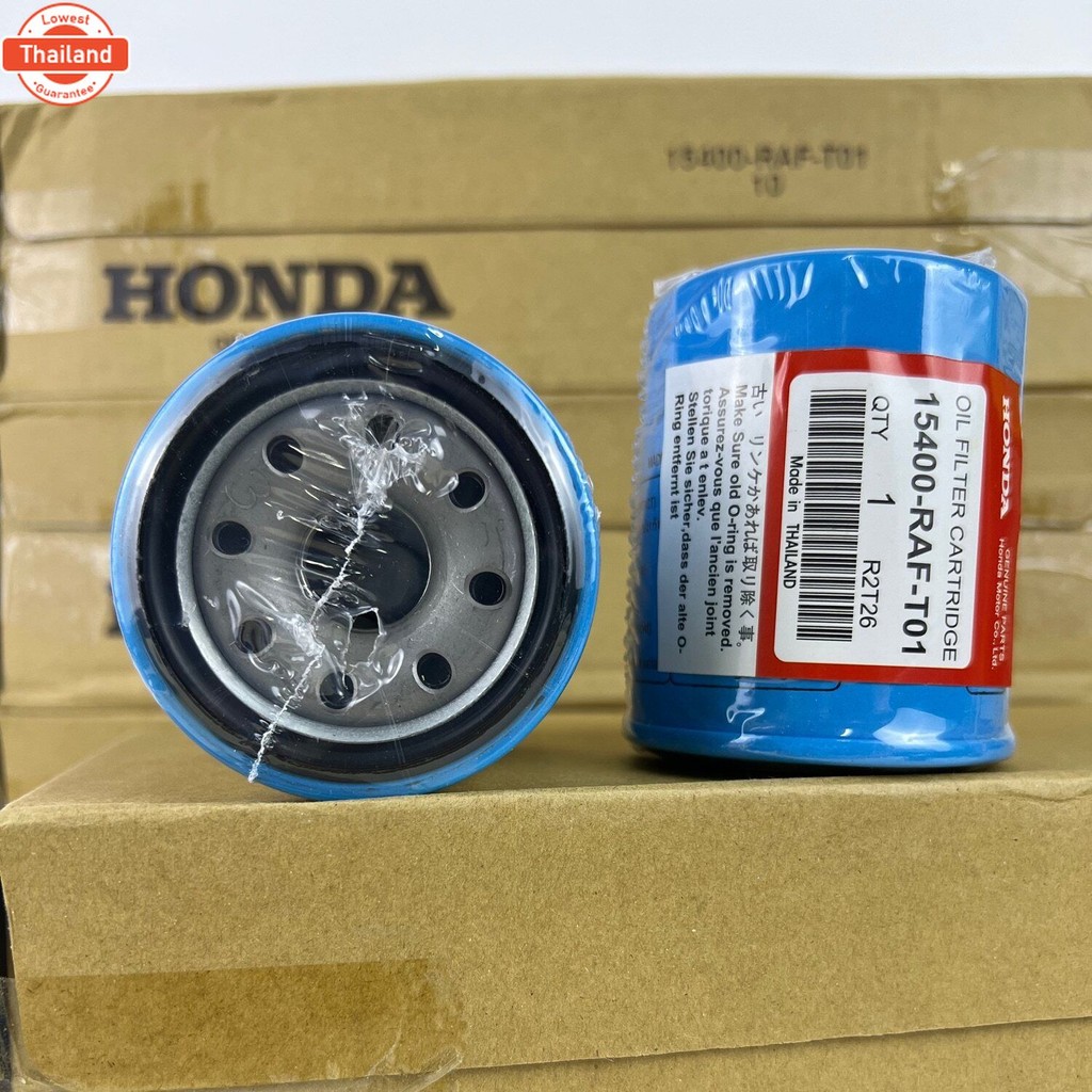 HONDA ทุกรุ่น กรองน้ำมันเครื่อง แท้ รหัสOEM 15400-RAF-T01