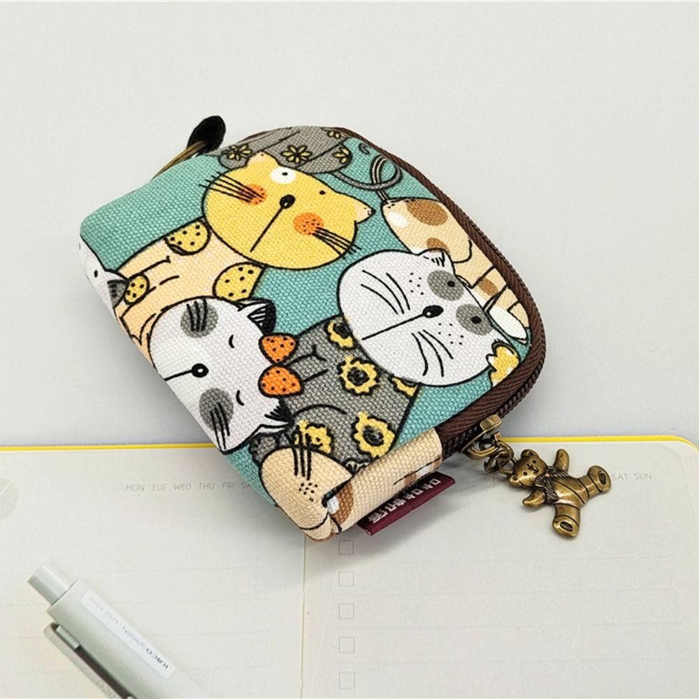 โคลินา115กระเป๋าใส่เหรียญ,สไตล์การ์ตูนทนทานเปลี่ยนเงินออแกไนเซอร์,ผ้าใบวินเทจผู้ถือบัตรกระเป๋าสําหรับผู้หญิงสาว - รูปที่ 7