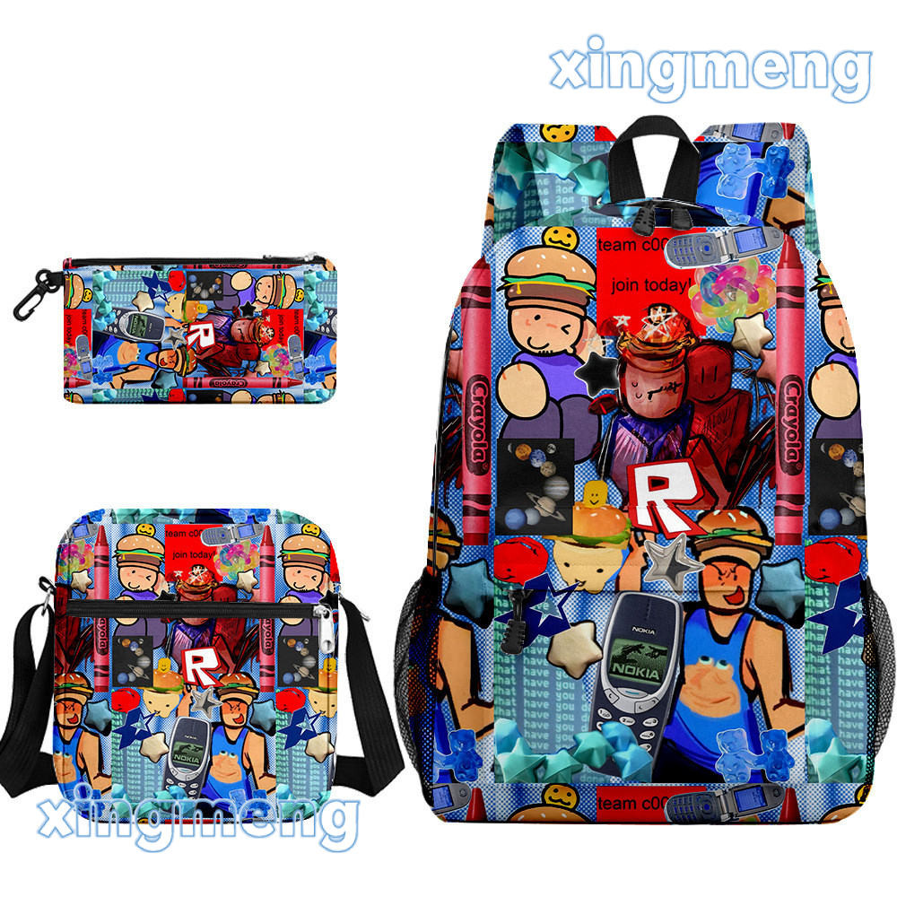 Roblox Forsaken Gubby school bag pencil case for kids roblox backpack