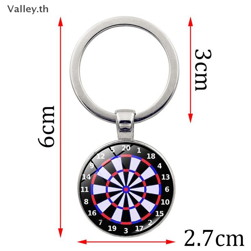 [Valley] แฟชั่น Dart Target จี้พวงกุญแจ Digital Target พวงกุญแจจี้รถ TH