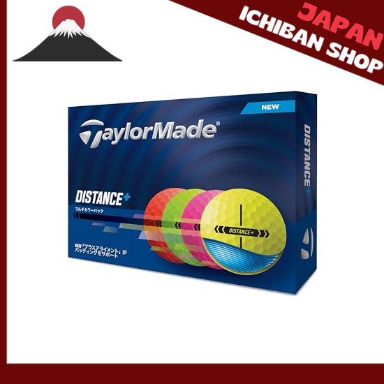 【จากประเทศญี่ปุ่น】 TAYLOR MADE TMJ25 Distance + Multi JPN dz Distance Plus Multi Golf Ball 2025 Mode
