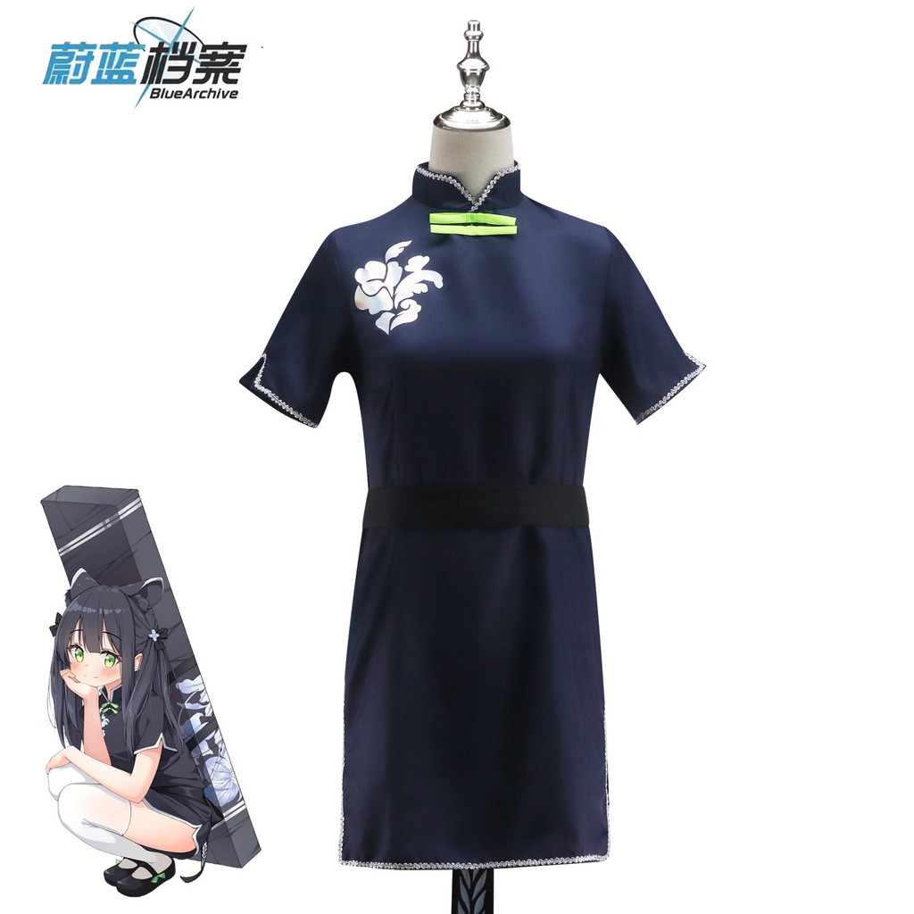 เสื้อผ้าผู้หญิง Blue File Cheongsam 25.09.25C