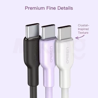 สายชาร์จ Orsen by Eloop S12 สายชาร์จเร็ว Type-C to Type-C ยาว 1.2 ม. PD60W Orsen Eloop Store