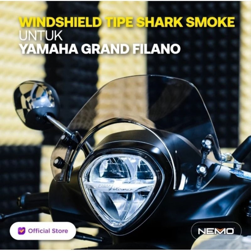 กระบังหน้ากระจก Grand Filano Shark Type / กระบังหน้า Grand Filano / กระจก Grand Filano / กระจก Grand