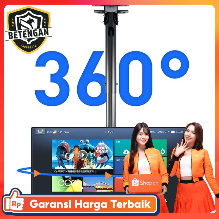 DN ขายึดทีวี 360 ที่แขวนหมุนได้ VESA 200 x 200 สําหรับทีวี 32-65 นิ้ว - DN06