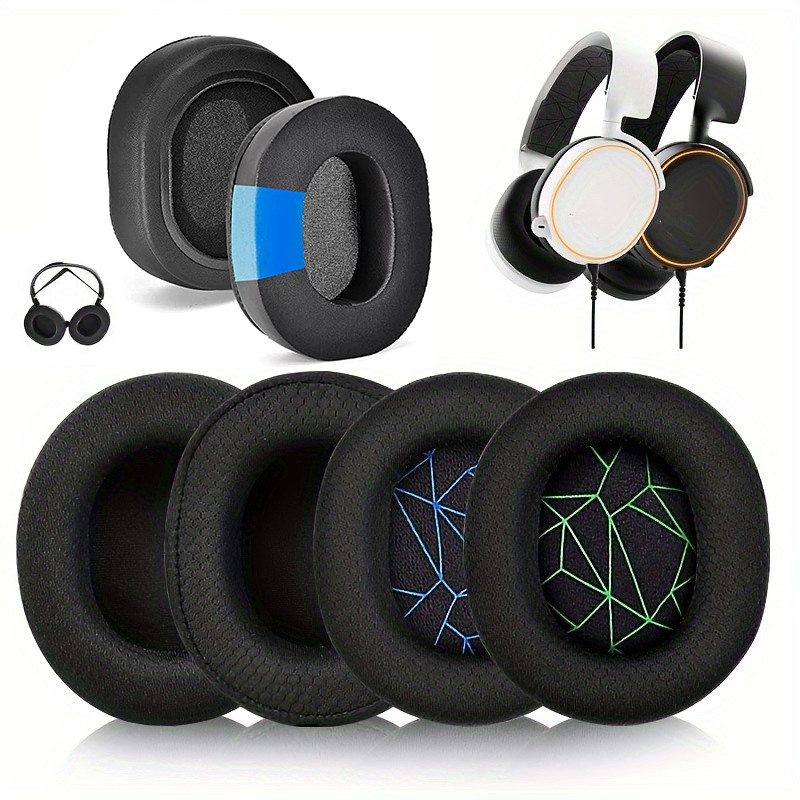 Arctis3/5/7/9 เปลี่ยนแผ่นรองหูฟังเบาะสําหรับ SteelSeries Arctis 3/Arctis 5/Arctis 7 Arctis 9/Arctis 1/Arctis Pro ชุดหูฟังสําหรับเล่นเกม