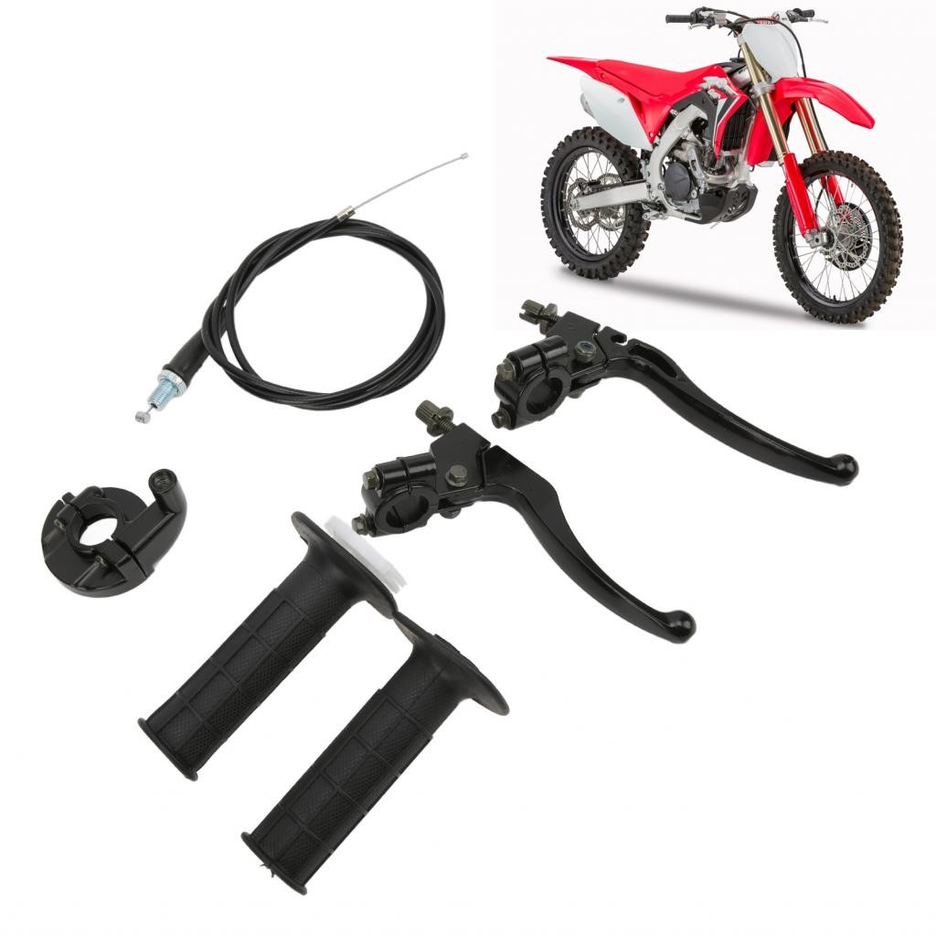 Sweetfree AKLOSIPY 7/8in จับเบรค L Kit7/8in ชุดสายคันเร่งสําหรับ XR80 CRF70 CRF80 XR100 CRF100