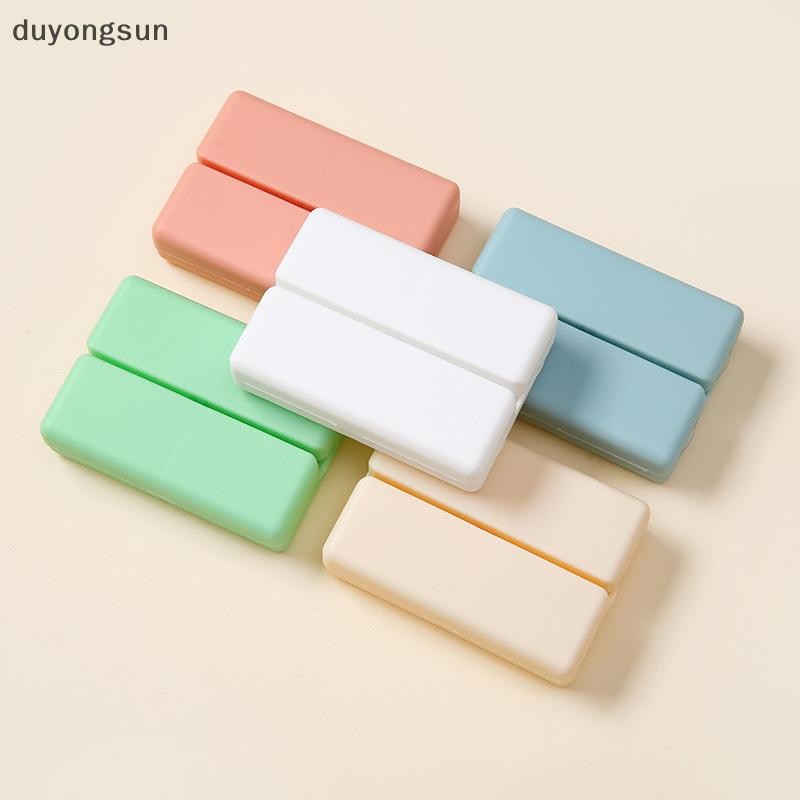 (duyongsun) Travel Portable 7partment Pill Box Dispenses Pill Boxes Seven Days A Week [ใหม่]